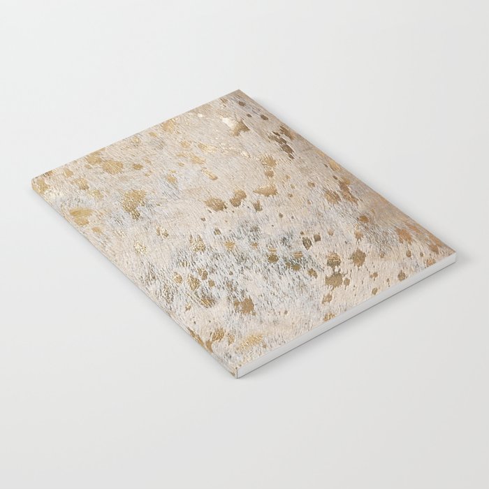 Gold Hide gold cowhide Notebook Gallery Image 1