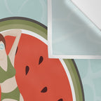 Tropical Watermelon Float Wall Tapestry Gallery Image 3