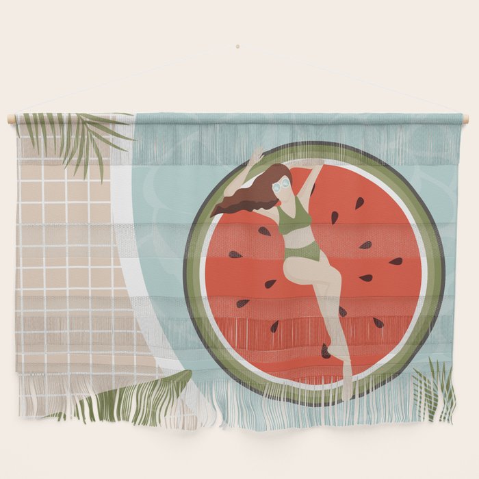 Tropical Watermelon Float Wall Hanging Gallery Image 1