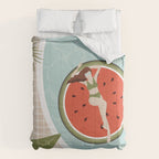 Tropical Watermelon Float Comforter Gallery Image 6