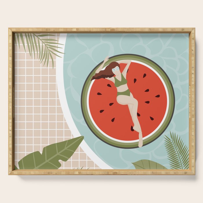 Tropical Watermelon Float Serving Tray Gallery Image 1