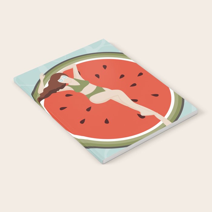 Tropical Watermelon Float Notebook Gallery Image 1