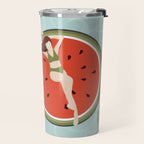 Tropical Watermelon Float Travel Mug Gallery Image 2
