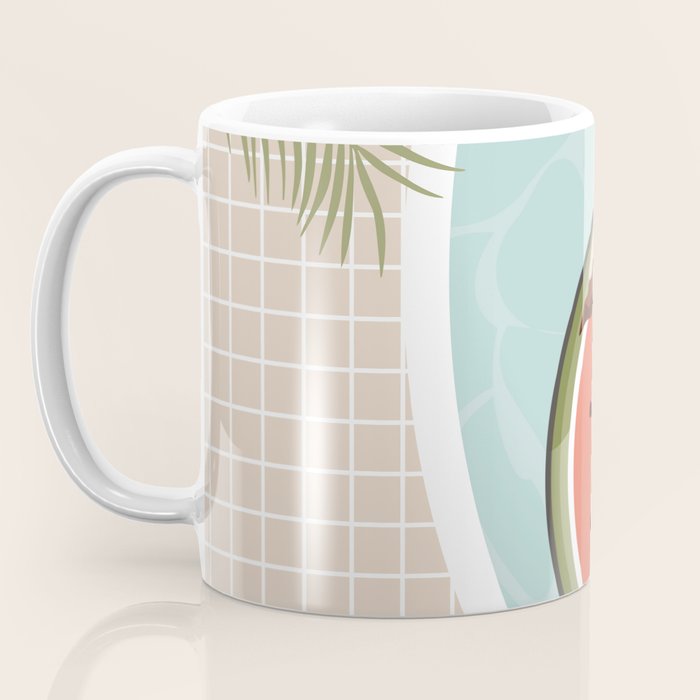 Tropical Watermelon Float Coffee Mug Gallery Image 3