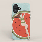 Tropical Watermelon Float iPhone Case Gallery Image 1