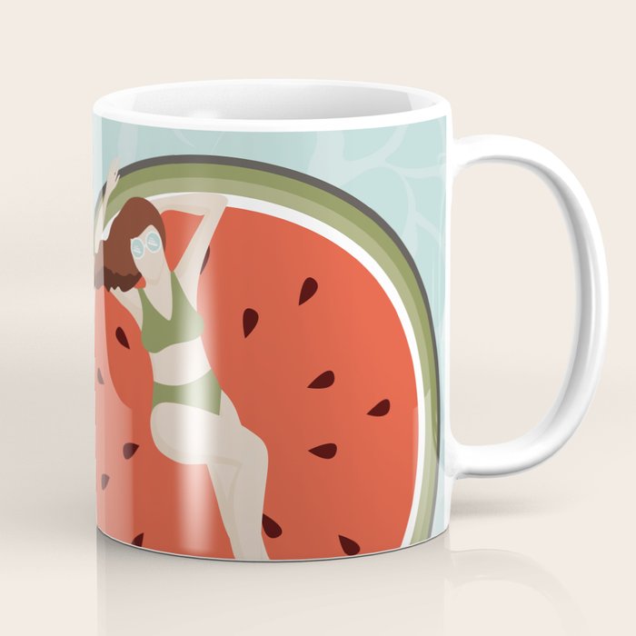 Tropical Watermelon Float Coffee Mug Gallery Image 1