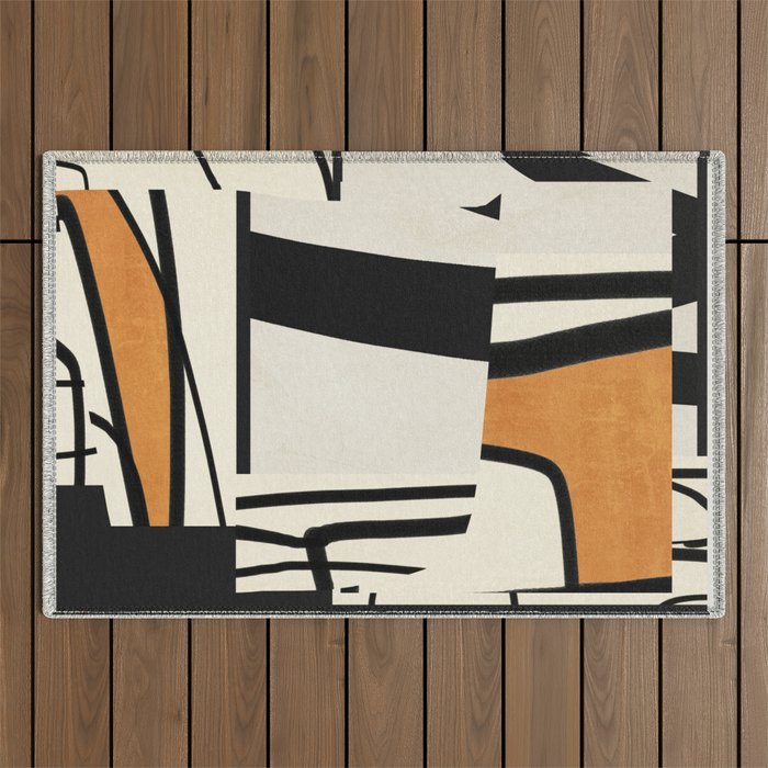 Modern Abstract Art 65 Outdoor Rug Gallery Image 1