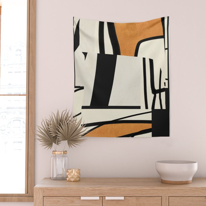 Modern Abstract Art 65 Wall Tapestry Gallery Image 2