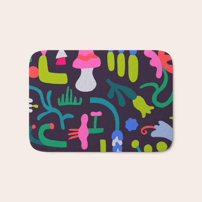 I Dream in Plants Bath Mat Gallery Image 1