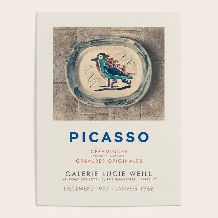 Picasso Vintage Exhibition Poster, 1967 Poster Gallery Image 4
