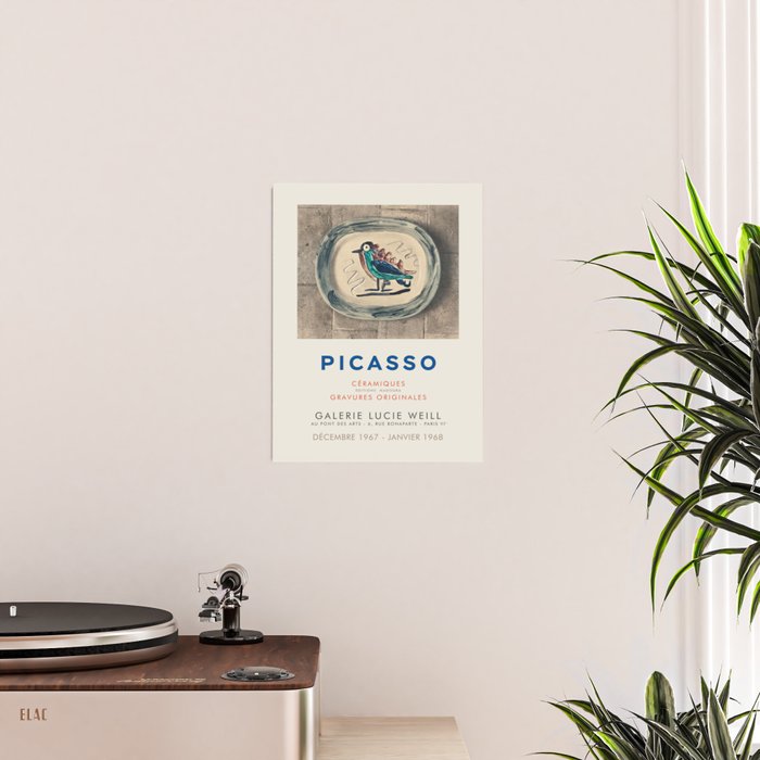 Picasso Vintage Exhibition Poster, 1967 Poster Gallery Image 2