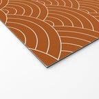 Waves (Rust) Welcome Mat Gallery Image 2