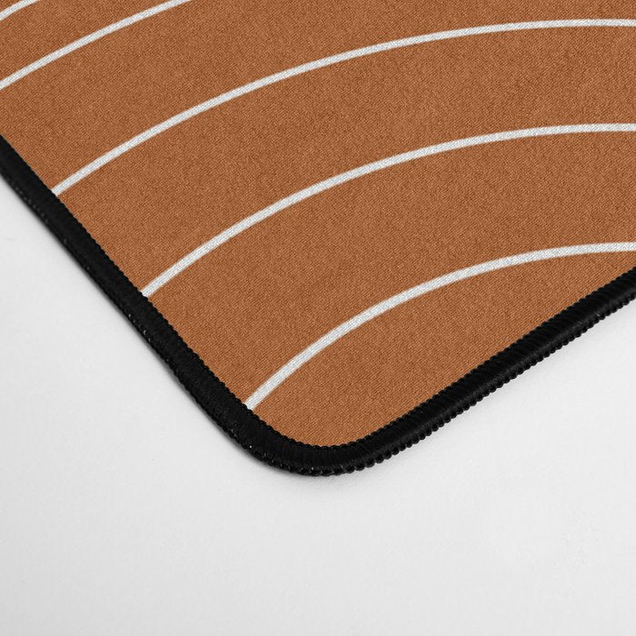 Waves (Rust) Desk Mat Gallery Image 4