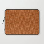 Waves (Rust) Laptop Sleeve Gallery Image 1