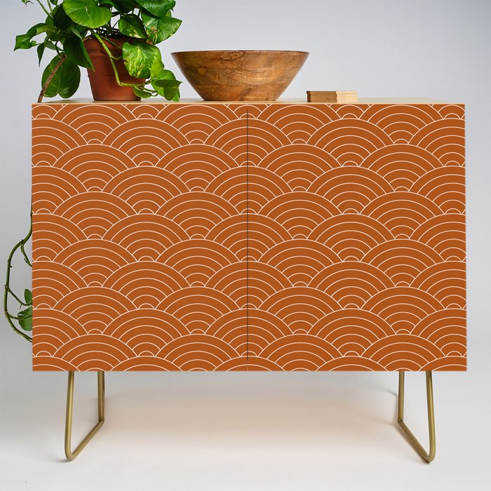 Waves (Rust) Credenza Gallery Image 1