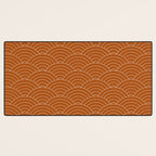 Waves (Rust) Desk Mat Gallery Image 3