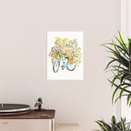 Flower Bike Poster Gallery Image 2