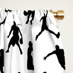 Basketball Players Window Curtain Gallery Image 2