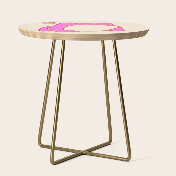 Pink Grumpy Frog Side Table Gallery Image 1
