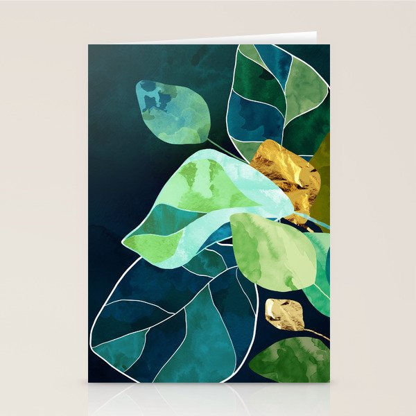 Indigo Plant I Stationery Card Gallery Image 1