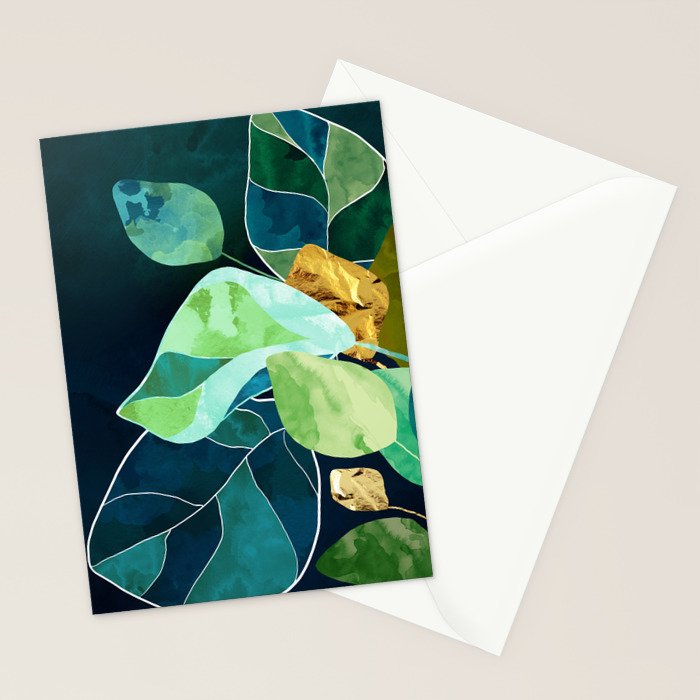 Indigo Plant I Stationery Card Gallery Image 2