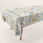 Artisan Tile Essence Flowery Tablecloth Gallery Image 1