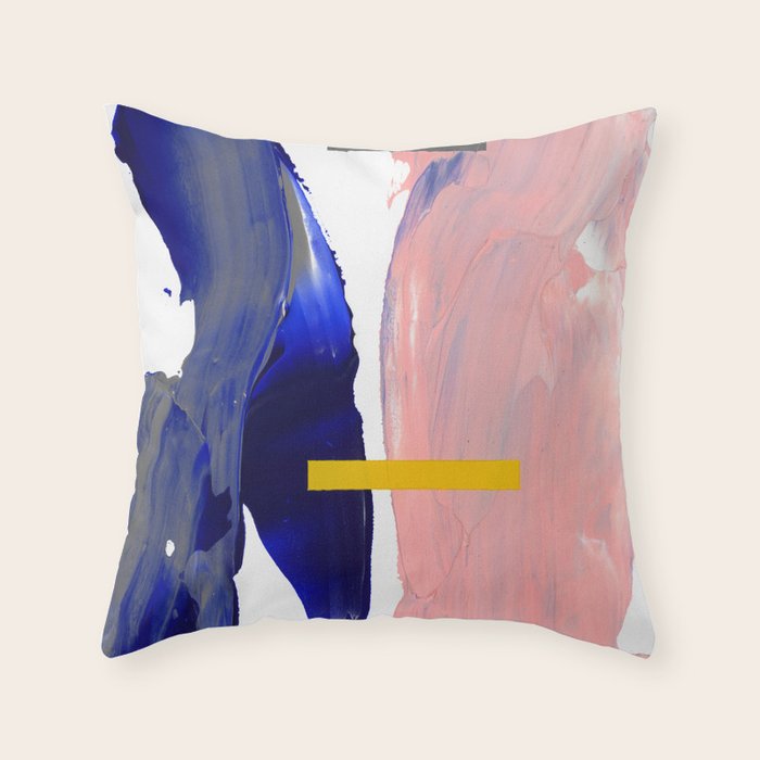 Untitled (Abstract Composition 2017008) Throw Pillow Gallery Image 1