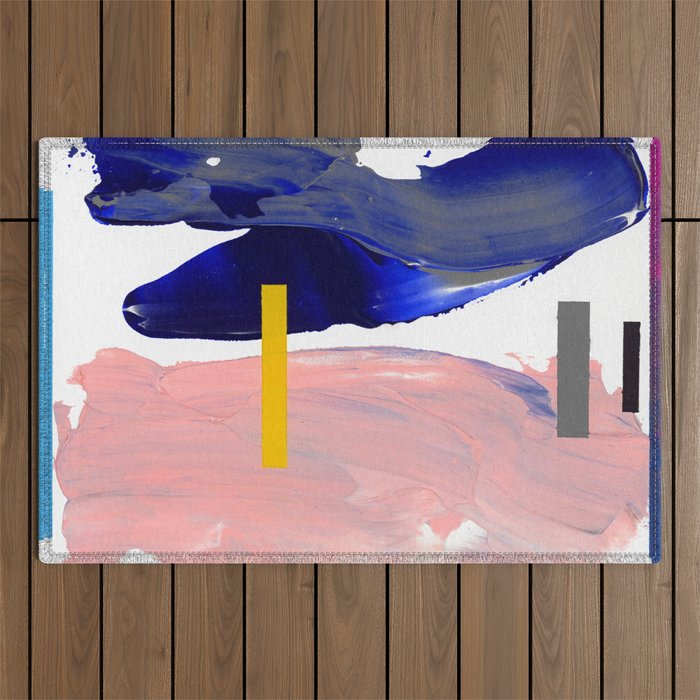 Untitled (Abstract Composition 2017008) Outdoor Rug Gallery Image 1