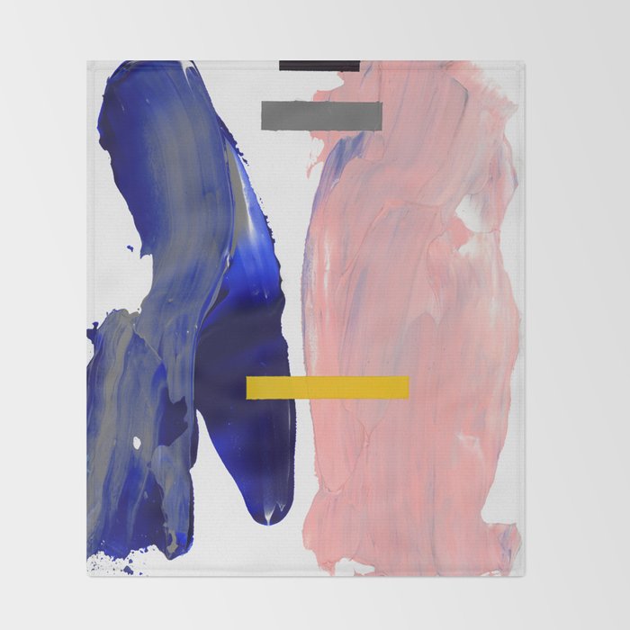 Untitled (Abstract Composition 2017008) Throw Blanket Gallery Image 2