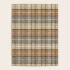 fall plaid - neutral earth tones Poster Gallery Image 4