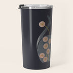 Gray Cat And Flowers Travel Mug Gallery Image 3