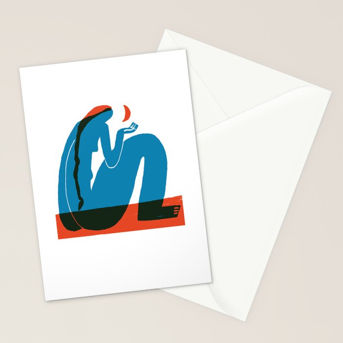 Hey Moon Stationery Card Gallery Image 2