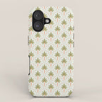 Vintage summer palm tree art pattern iPhone Case Gallery Image 1