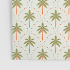 Vintage summer palm tree art pattern Poster Gallery Image 3