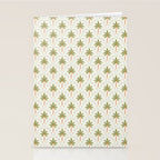 Vintage summer palm tree art pattern Stationery Card Gallery Image 2