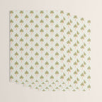 Vintage summer palm tree art pattern Wrapping Paper Gallery Image 3