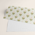 Vintage summer palm tree art pattern Wrapping Paper Gallery Image 2