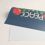 Peace On Earth Doves - Blue Wrapping Paper Gallery Image 2