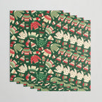Ugly Christmas Fashion red green white Wrapping Paper Gallery Image 3