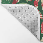 Ugly Christmas Fashion red green white Bath Mat Gallery Image 2