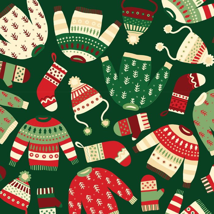 Ugly Christmas Fashion red green white Coffee Mug Gallery Image 2