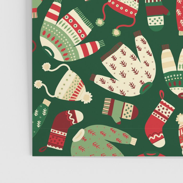 Ugly Christmas Fashion red green white Poster Gallery Image 3