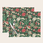 Ugly Christmas Fashion red green white Placemat Gallery Image 1