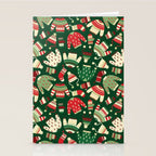 Ugly Christmas Fashion red green white Stationery Card Gallery Image 2