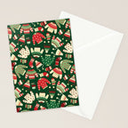 Ugly Christmas Fashion red green white Stationery Card Gallery Image 2