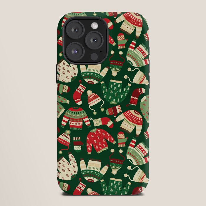 Ugly Christmas Fashion red green white iPhone Case Gallery Image 12