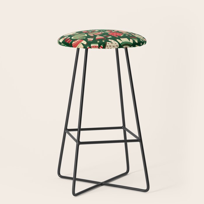 Ugly Christmas Fashion red green white Stool Gallery Image 1