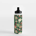 Ugly Christmas Fashion red green white Water Bottle Gallery Image 2