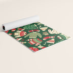 Ugly Christmas Fashion red green white Yoga Mat Gallery Image 2