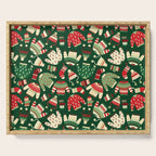 Ugly Christmas Fashion red green white Serving Tray Gallery Image 1